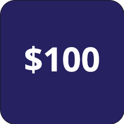 $100